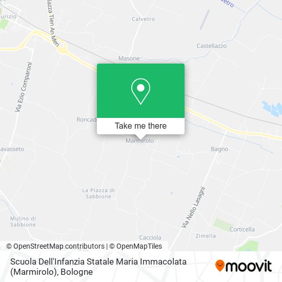 Scuola Dell'Infanzia Statale Maria Immacolata (Marmirolo) map