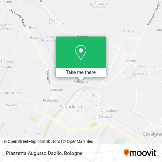 Piazzetta Augusto Daolio map