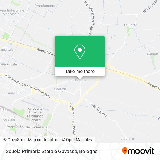 Scuola Primaria Statale Gavassa map