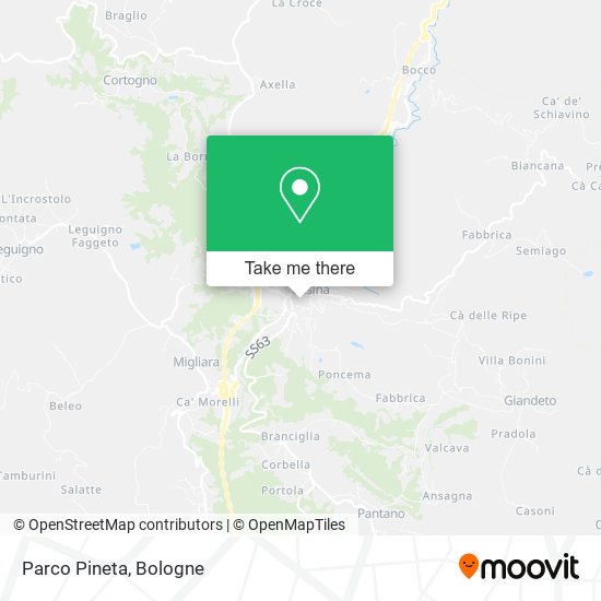 Parco Pineta map
