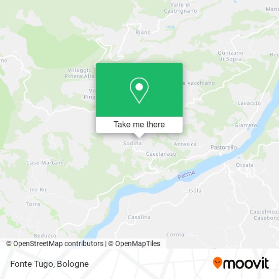 Fonte Tugo map