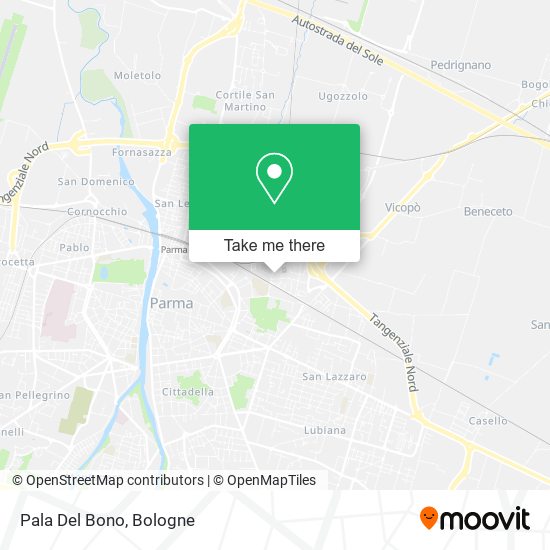 Pala Del Bono map
