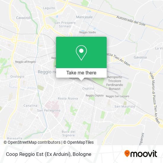 Coop Reggio Est (Ex Arduini) map