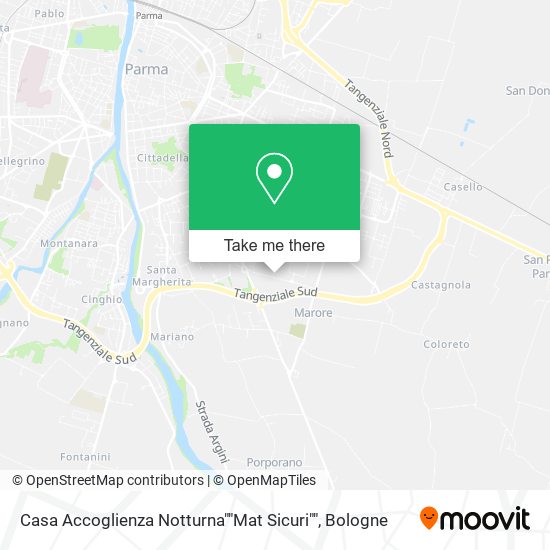 Casa Accoglienza Notturna""Mat Sicuri"" map