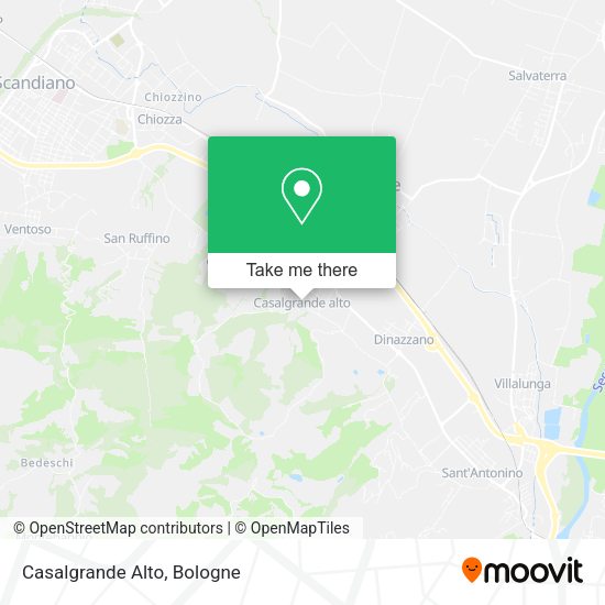 Casalgrande Alto map
