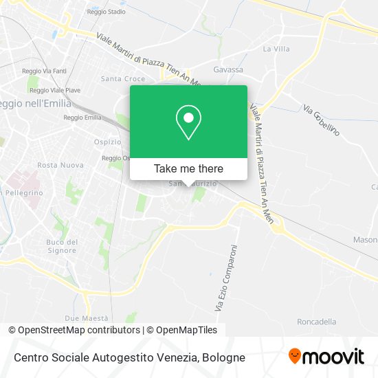 Centro Sociale Autogestito Venezia map