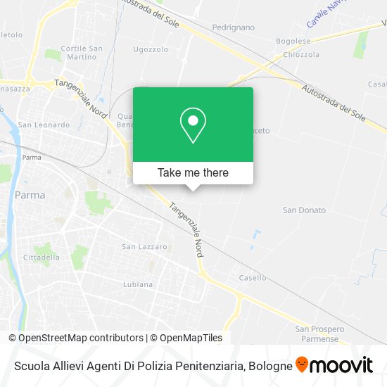 Scuola Allievi Agenti Di Polizia Penitenziaria map
