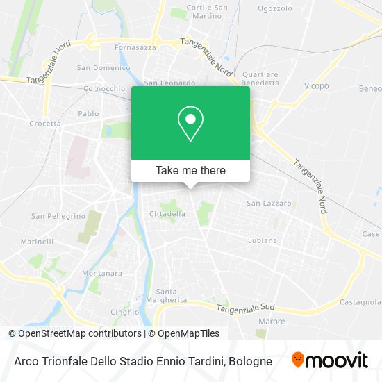 Arco Trionfale Dello Stadio Ennio Tardini map