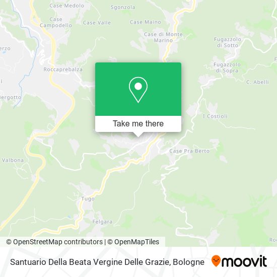 Santuario Della Beata Vergine Delle Grazie map