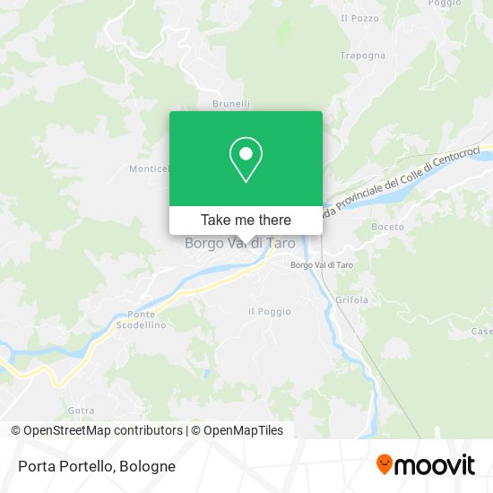 Porta Portello map