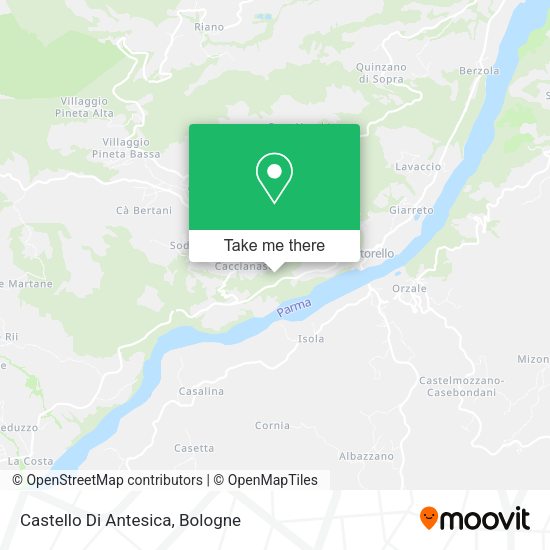 Castello Di Antesica map
