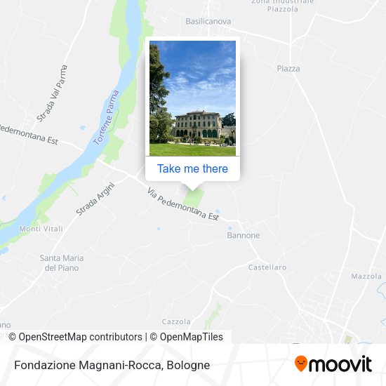 Fondazione Magnani-Rocca map