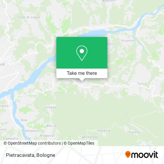 Pietracavata map