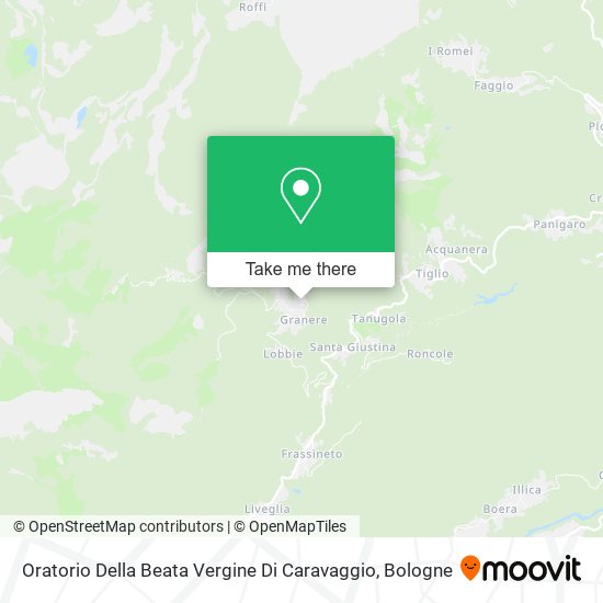 Oratorio Della Beata Vergine Di Caravaggio map