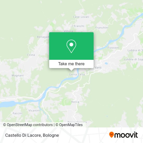 Castello Di Lacore map