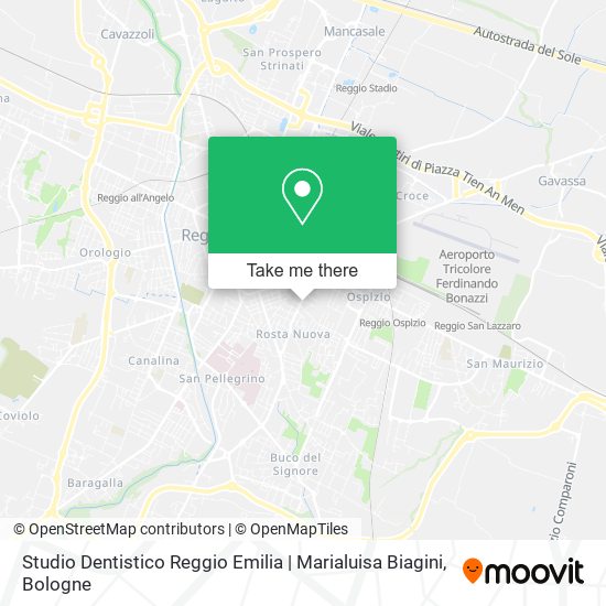 Studio Dentistico Reggio Emilia | Marialuisa Biagini map
