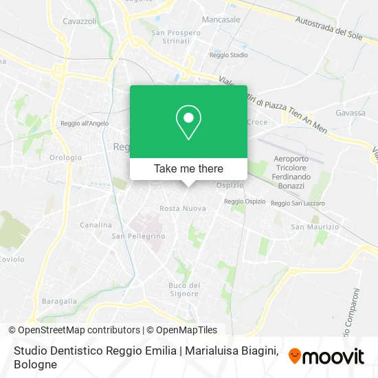 Studio Dentistico Reggio Emilia | Marialuisa Biagini map