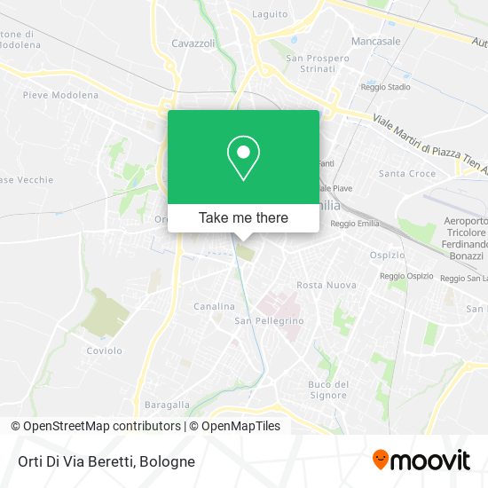 Orti Di Via Beretti map