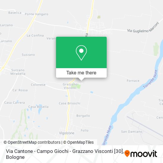 Via Cantone - Campo Giochi - Grazzano Visconti [30] map
