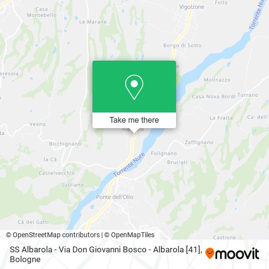 SS Albarola - Via Don Giovanni Bosco - Albarola [41] map