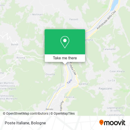 Poste Italiane map