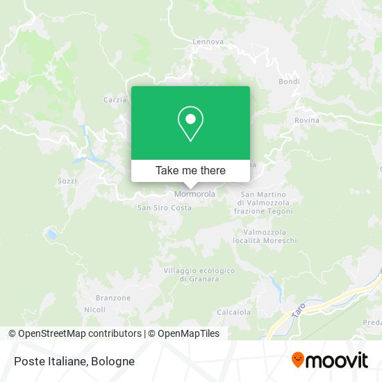 Poste Italiane map