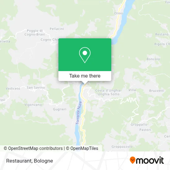 Restaurant map