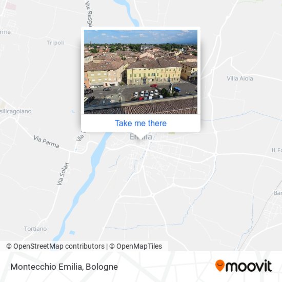 Montecchio Emilia map
