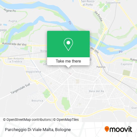 Parcheggio Di Viale Malta map