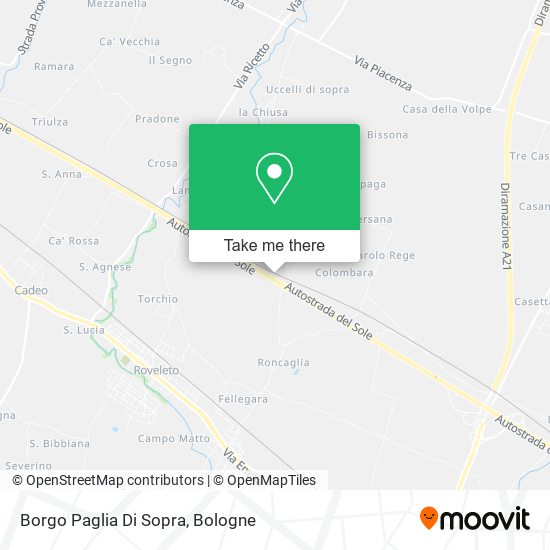 Borgo Paglia Di Sopra map