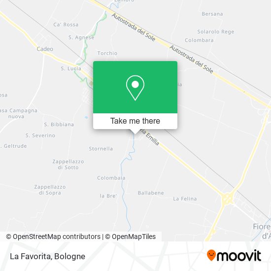 La Favorita map