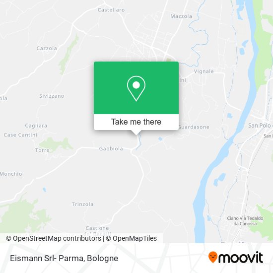 Eismann Srl- Parma map