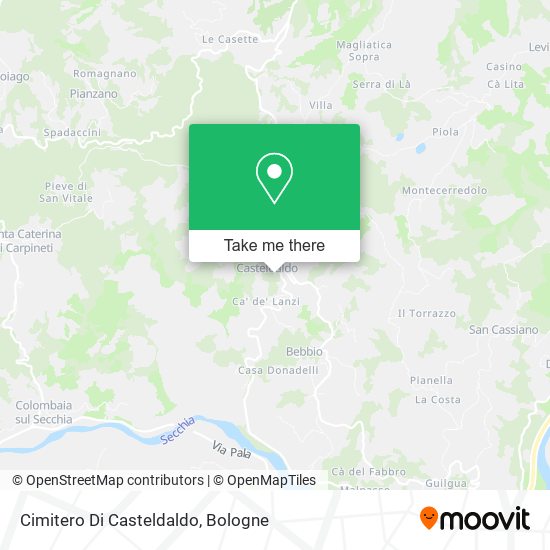 Cimitero Di Casteldaldo map