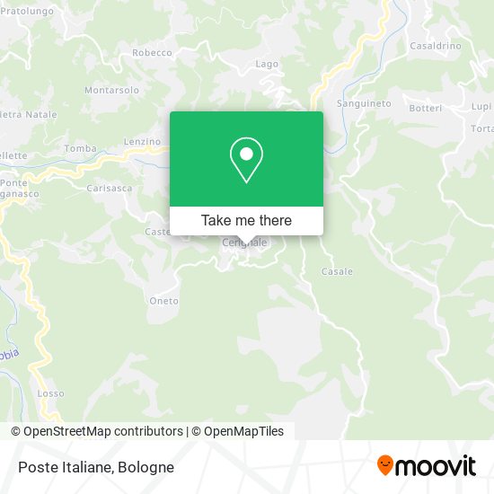 Poste Italiane map