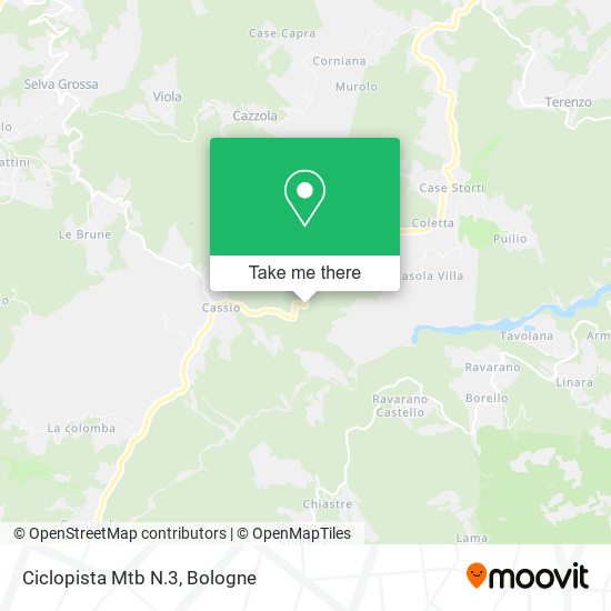 Ciclopista Mtb N.3 map