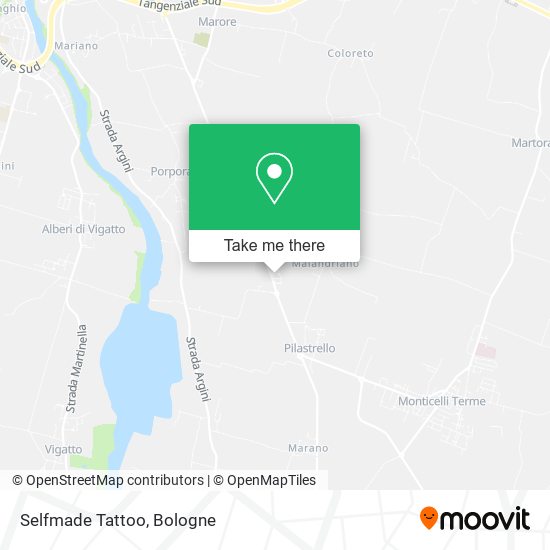 Selfmade Tattoo map