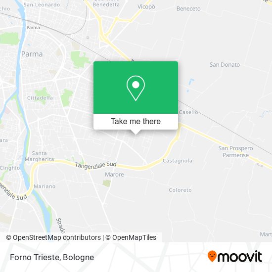 Forno Trieste map