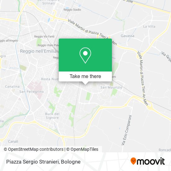 Piazza Sergio Stranieri map