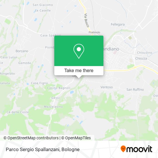 Parco Sergio Spallanzani map