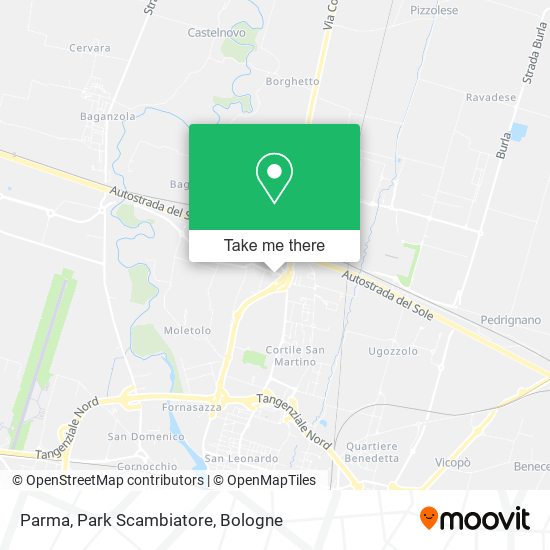 Parma, Park Scambiatore map