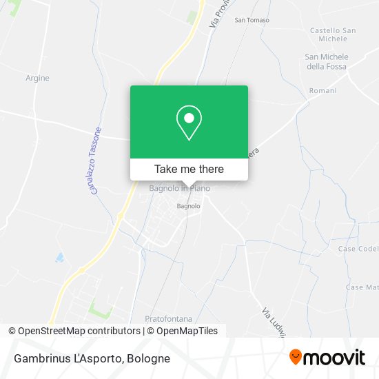 Gambrinus L'Asporto map