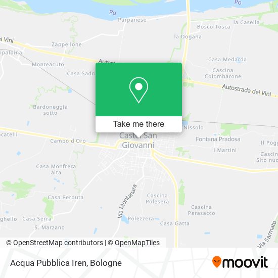 Acqua Pubblica Iren map