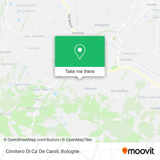 Cimitero Di Ca' De Caroli map