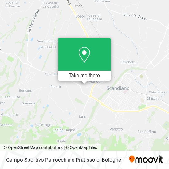 Campo Sportivo Parrocchiale Pratissolo map