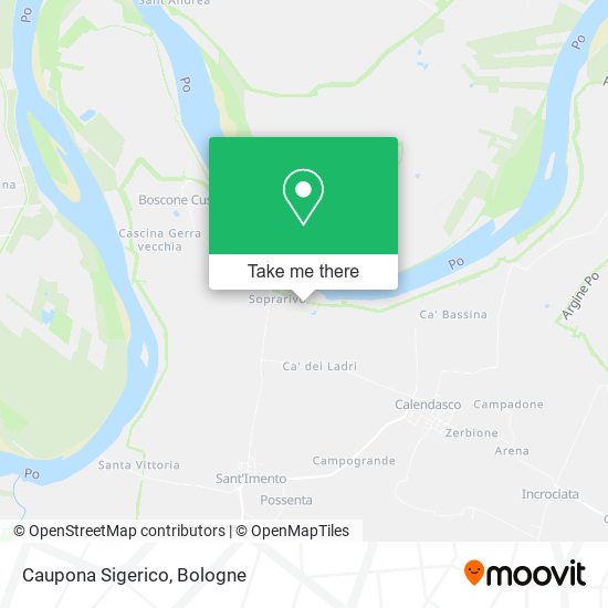 Caupona Sigerico map