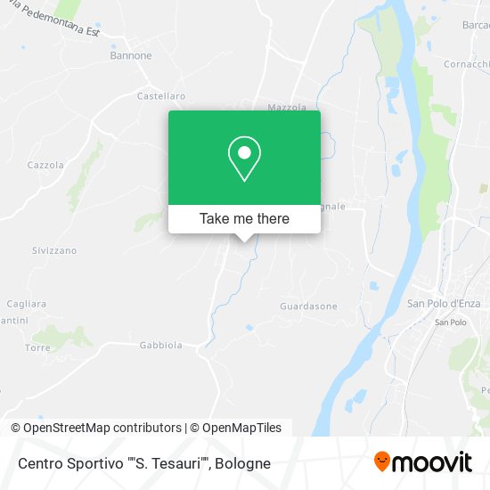 Centro Sportivo ""S. Tesauri"" map