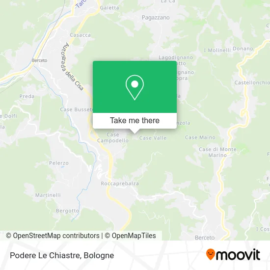 Le Chiastre Farm map