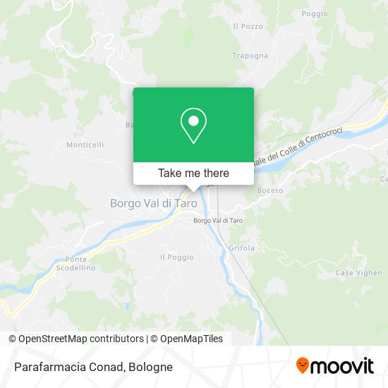 Parafarmacia Conad map