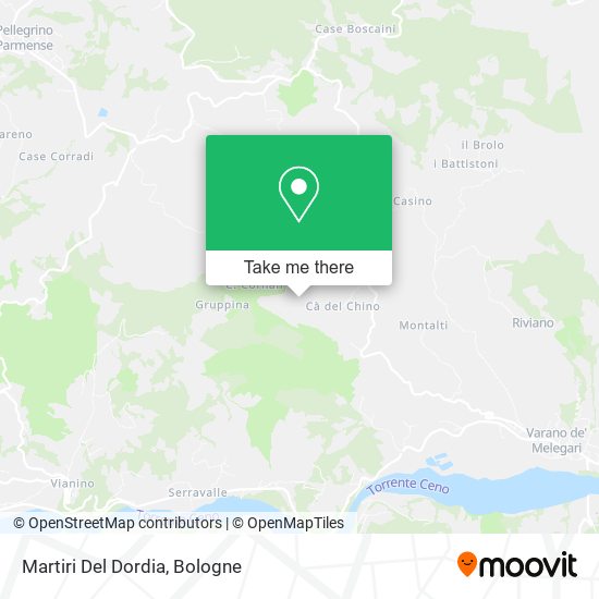 Martiri Del Dordia map