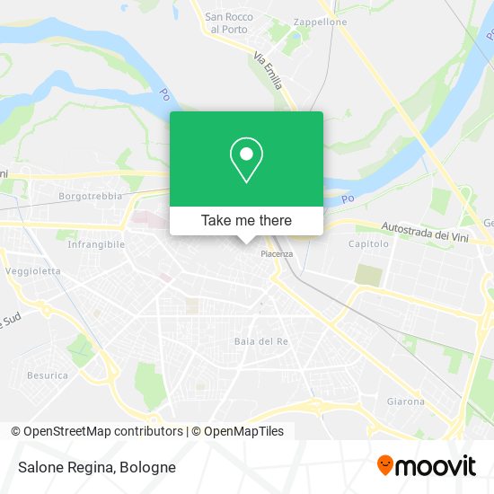 Salone Regina map